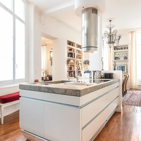 Luxury Typical Parisian Flat - 5 Min From Louvre Daire