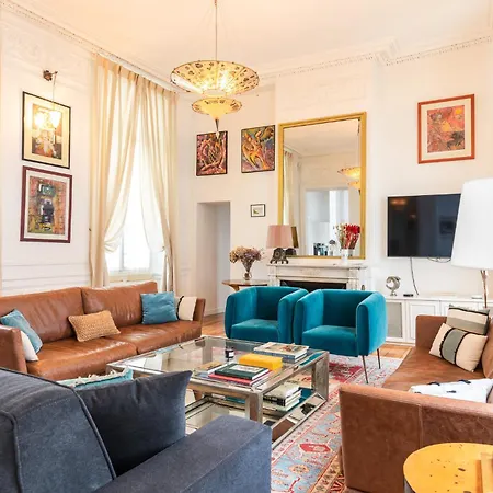 Daire Luxury Typical Parisian Flat - 5 Min From Louvre