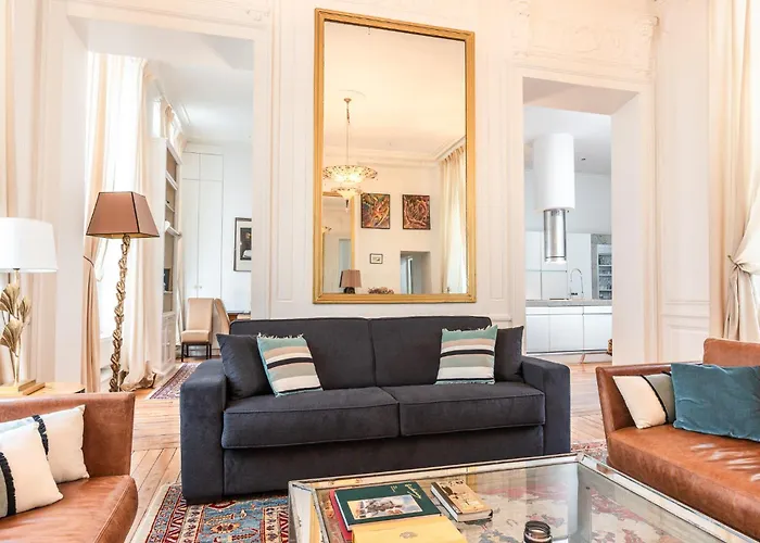 Luxury Typical Parisian Flat - 6 Guests - 5 Min From Louvre باريس